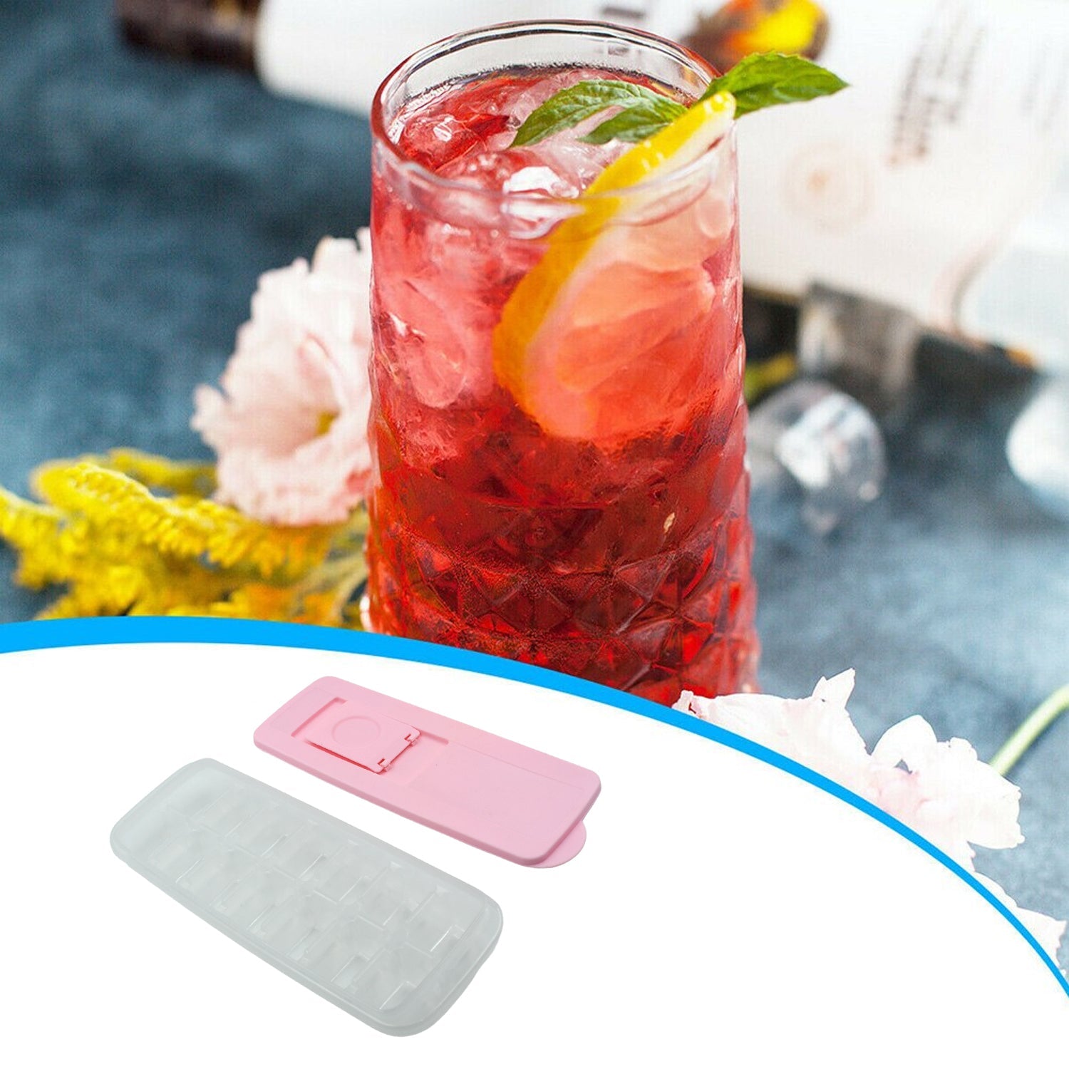 2620 Ice Cube Trays, Ice Tray Food Grade Flexible Silicone Ice Cube Tray Molds with Lids, Easy Release Ice Trays Make 14 Ice Cube, Stackable Dishwasher Safe 2620 Ice Cube Trays, Ice Tray Food Grade Flexible Silicone Ice Cube Tray Molds with Lids, Easy Release Ice Trays Make 14 Ice Cube, Stackable Dishwasher Safe